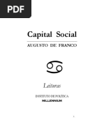 FRANCO, Augusto (2001) Capital social - Leituras de Tocqueville, Jacobs, Putnam, Fukuyama, ....pdf