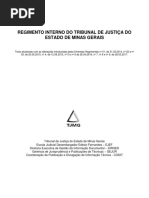 Regimento Interno Atualizado TJMG - Abril 2017