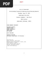 Hamtramck Review and Transition Board June 27 Katrina Powell farewell