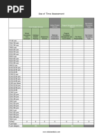 ASCA Time Use for School Counselors | PDF | School Counselor | Spreadsheet