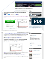 Cara Mudah Dan Cepat Dalam Menghitung Luas Atap Rumah - Proyek Sipil PDF