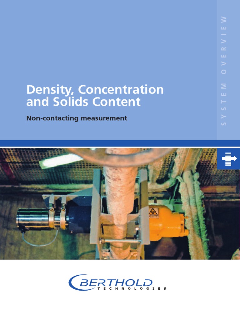 Density Measurement - System Overview | PDF | Density | Sensor