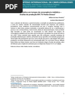 3. Rotina Produtiva Em Tempos de Convergência Midiática