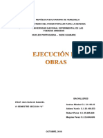 Ejecucion de Obras