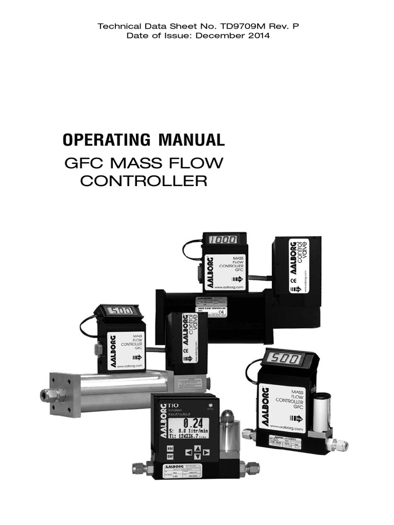 Manual Controlador Gases | PDF | Power Supply | Calibration