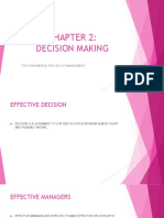 Decision Making: The Fundamental Process of Management