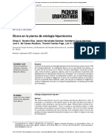 Medicina Universitaria: Úlcera en La Pierna de Etiología Hipertensiva