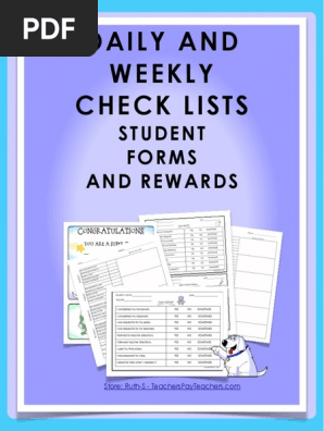 Daily Checklist