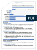 Dynasty Dyer Resume PDF