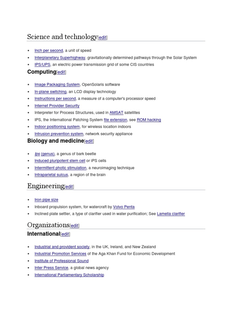 IPS Technology in Biology and Ranks | PDF | Computers