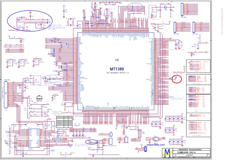 MT1389 Datasheet | PDF
