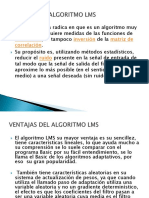 Ventajas y Desventajas de Los Algoritmos Adaptativos (LMS, RLS, Cma y Dmi)