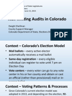 Risk-limiting Audits in Colorado