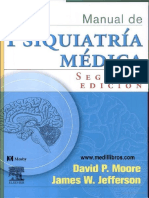 Manual de Psiquiatria Medica - Moore 2ed