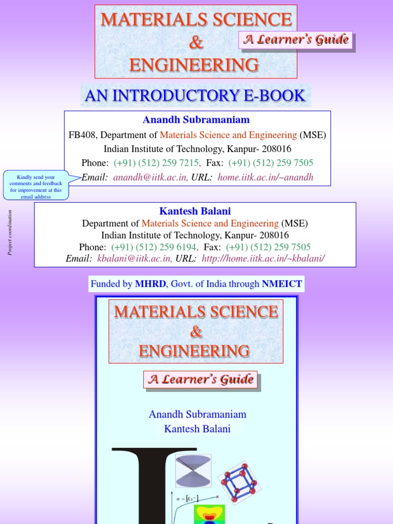 Introductory Materials Science Guide | PDF | Hyperlink | Solid