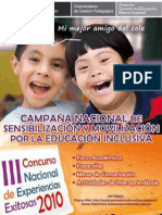 Afiche de Sensibilizacion Especial