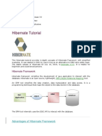 Hibernate Tutorial: 10.1introduction To Hibernate 3.0 10.2 Hibernate Architecture 10.3 First Hibernate Application