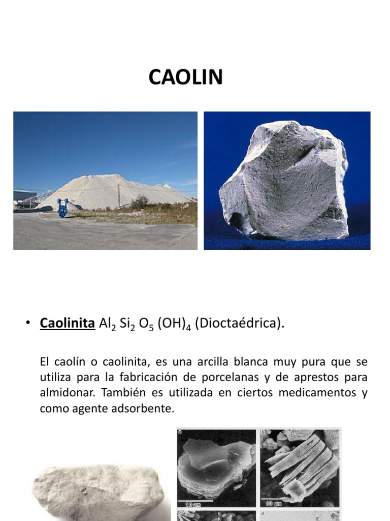 CAOLIN | PDF | Arcilla | Aluminio