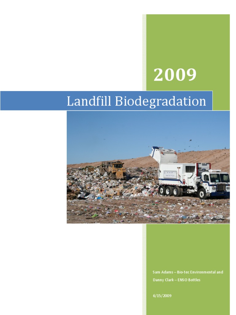 Adams, Clark - 2009 - Landfill Bio Degradation | PDF | Cellular ...