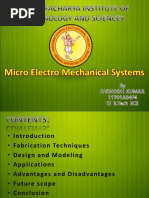 Micro Electro Mechanical Systems