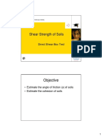 Shear Strength of Soils