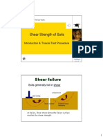 Shear Strength Parameters via Triaxial Testing