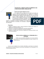 7U1El Metodo de Gauss en La Resolucion de Sistemas de Ecuaciones Lineales