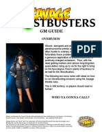 Ghostbusters GM Guide