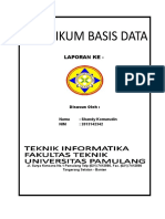 Tugas Praktikum Basis Data