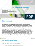 Presentation_21802_CS21802_Dynamo for Construction Workflows Presentation