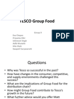 TESCO Group Food - Group2