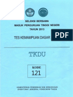 Naskah Soal SBMPTN 2013 Tes Kemampuan Dasar Umum (TKDU) Kode Soal 121 by [pak-anang.blogspot.com].pdf