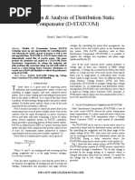 Simulation & Analysis of Distribution Static Compensator (D-STATCOM)