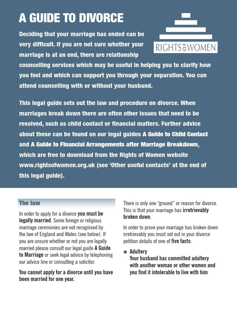 PDF Guide To Divorce | PDF | Annulment | Divorce