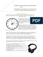 Cómo Lograr 17 Segundos de Concentración en Un Pensamiento Puro