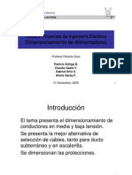 Dimencionamiento de Conductores