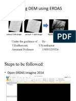 Generating DEM Using ERDAS: Under The Guidance Of: By: V.Radhesyam Y.Syamkumar Assistant Professor 158W1D5924