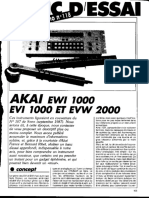 Analyse EWI 1000 Et EVW 2000