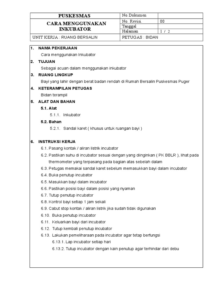 07 Cara Menggunakan Inkubator Pdf