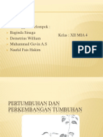 BiologiI - Pertumbuhan Dan Perkembangan