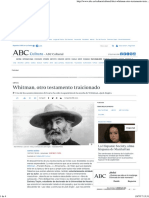 Whitman, Otro Testamento Traicionado