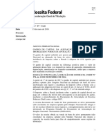 Ganho de capital na venda de ativo imobilizado