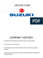 Suzuki's Journey from Looms to Automobiles