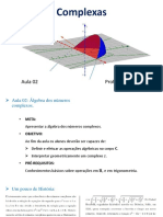 Aula 2 - Álgebra Dos Números Complexos