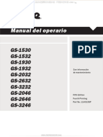 Manual Operacion Plataforma Elevadora Tijeras Gs1530 Gs3246 Genie Seguridad Controles Mantenimiento