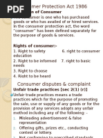 Consumer Protection Act 1986