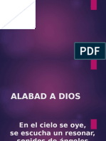 Diapositiva de Alabanzas para Un Culto de Adoración.