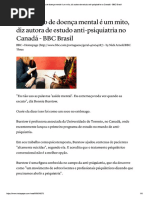 BBC Brasil - O Conceito de Doença Mental é Um Mito