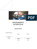 Procedimiento de Estadisticas