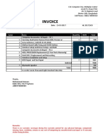 Invoice For Computer
